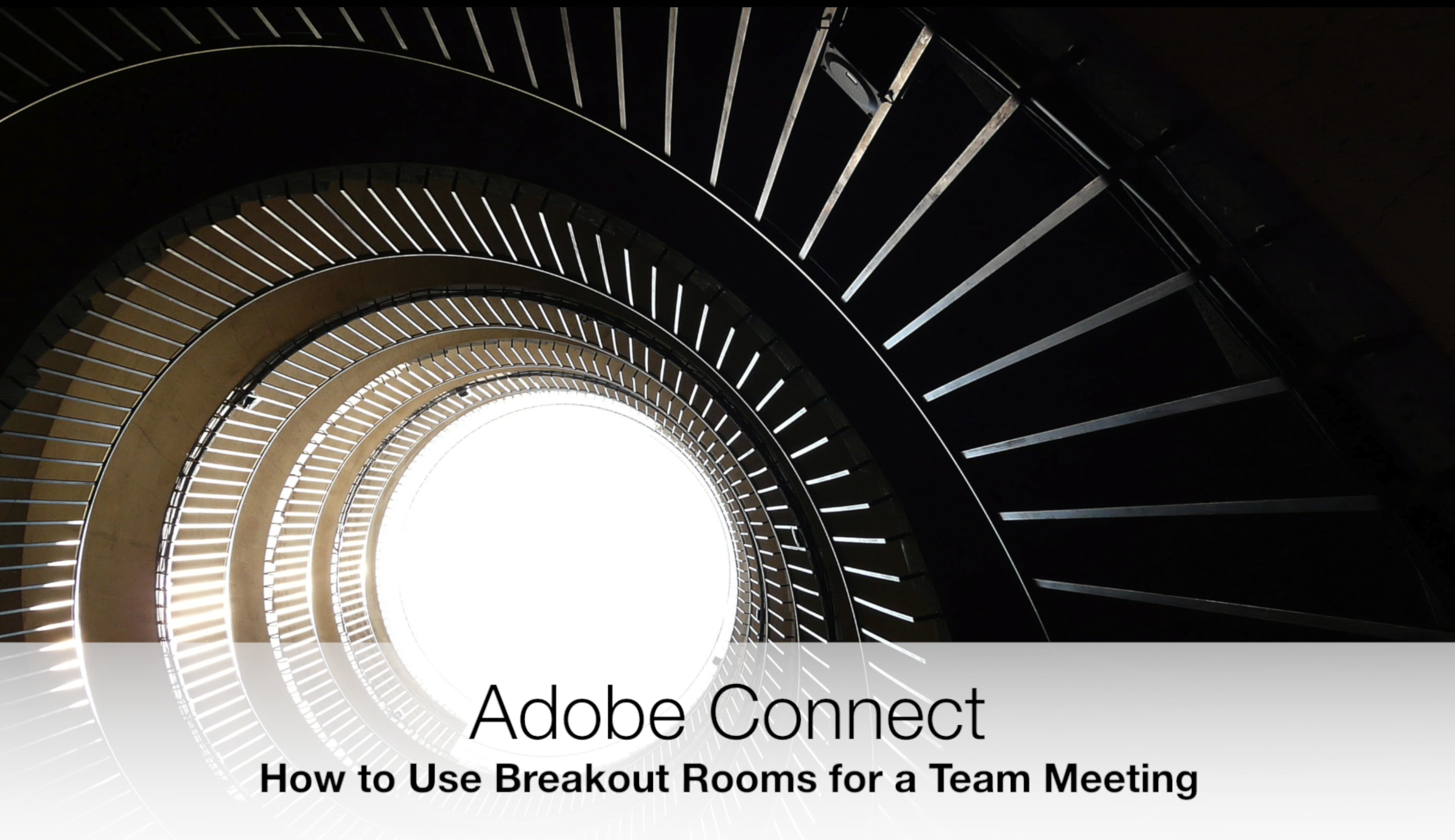 How to Use Adobe Connect Breakout Rooms